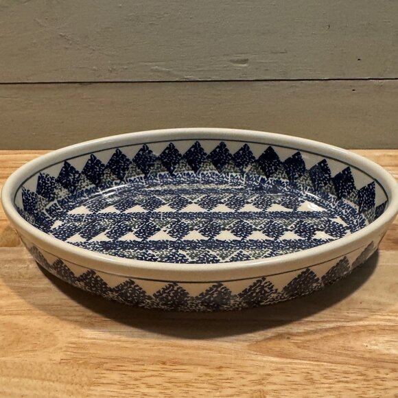 Vintage Boleslawiec Polish Pottery Oval 8.5” x 12” x 2" Serving Casserole Dish - Picture 4 of 6